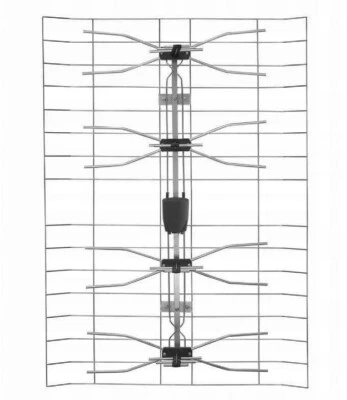 MAT-COMPANY Potente Antena TV Exterior DVB-T MUX8 Antena Externa