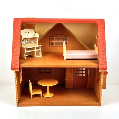 Casa de playa Sylvanian Family cobre 4 piezas de muebles vintage 1985 casa de muñecas Foto 1 de 4