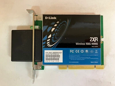 ~ D-Link DWL-G520M Wireless 108G MIMO Desktop Adapter PCI slot BWLG520MNAA1 - Image 1 of 2