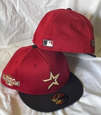 HOUSTON ASTROS MLB NEW ERA 59FIFTY PERFORATED FITTED 2004 ASG BP HAT/CAP NWT - Image 1 of 3