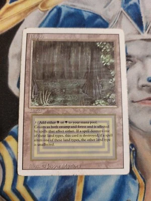 Bayou MTG Revised Rare Land Heavily Played x1 GG4 - Image 1 of 4