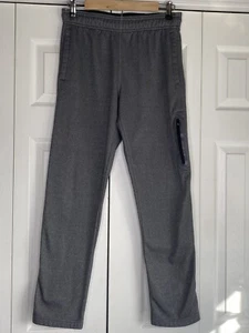 Reebok Joggers Men's Gray Drawstring Pockets Zipper Tapered Leg Size Small - Picture 1 of 4