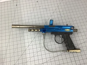 32 DEGREES REBEL BOTTOM LINE PAINTBALL MARKER BLUE - Picture 1 of 11