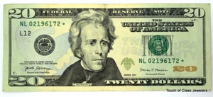 2017 $20 STAR ✯ FRN  San Francisco - FRB NL02196172✯ Circulated Condition - Picture 1 of 7