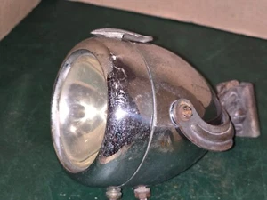 Optique de Phare Marchal Modèle Obus tres Ancienne glace plane sans marque - Imagen 1 de 7
