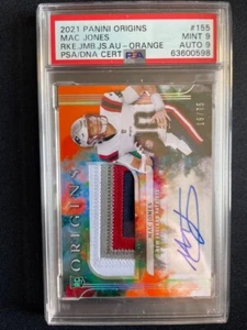 2021 Panini Origins ORANGE /75 4 COLOR! Mac Jones RC RPA # /75 PATRIOTS MINT 9 - Bild 1 von 2