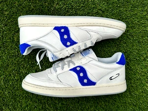 Saucony x Maybe Tomorrow Jazz Court Chenile White Leather Sneakers - Picture 1 of 10