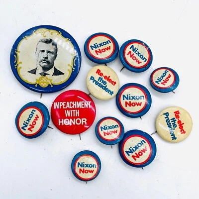 Lote de 10 prendedores políticos vintage #8 Foto 1 de 2