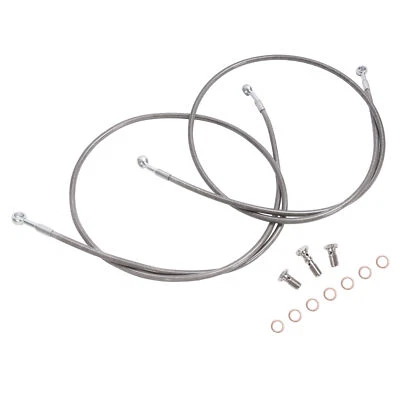 Linha de freio dianteira trançada Racing SS + 3" para Yamaha Blaster 200 1989-2006 - Imagem 1 de 4