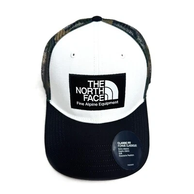The North Face Mens - Mudder Trucker Cap Hat - TNF Black/White/Black Camo Print - Image 1 of 2