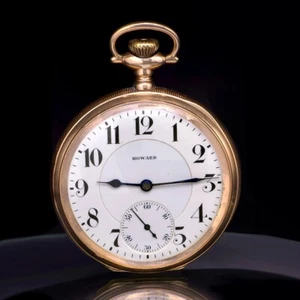 23 Jewel Series O E. Howard Watch Co. of Boston Railroad Watch Pocket Watch - Picture 1 of 9