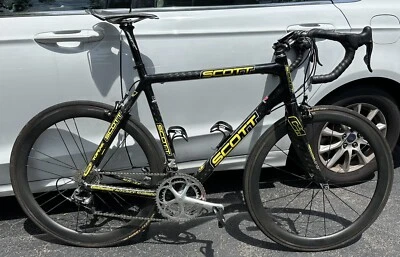 Scott CR1 Carbon Road Bike - 58 cm Frame - Campagnolo Record Titanium 10 Speed - Image 1 of 4
