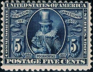 US. #330 .05c COMO NUEVO EDICIÓN JAMESTOWN - MOGNH - CV FINO = $375.00 (ESP#3042) - Imagen 1 de 1