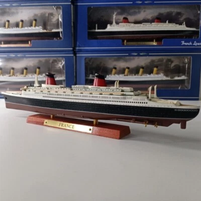 1:1250 Alloy Diecast Atlantic Shipyard SS France Cruise Ship Model Collection - Image 1 of 4
