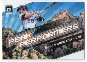 2019 Donruss Optic Peak Performers - #PP-16 - Nolan Arenado - Colorado Rockies - Picture 1 of 1