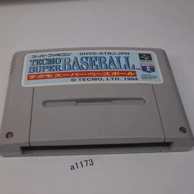 a1173 TECMO SUPER BASEBALL SNES Nintendo Super Famicom SFC JAPAN - Image 1 of 2