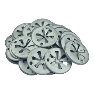 50x SKODA Undertray Heat Shield Exhaust Fixing Trim Clip Metal Spring Washer - Picture 1 of 4