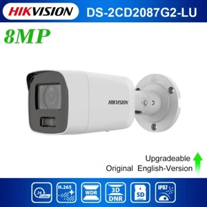Hikvision DS-2CD2087G2-LU 4K Full-Color ColorVu AcuSense IP 8MP Camera PoE Audio - Picture 1 of 8