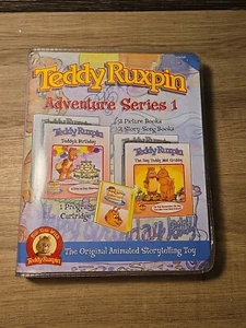 2006 Teddy Ruxpin Adventure Series 1 Animated Storytelling 4 Books Cartridge - Picture 1 of 10