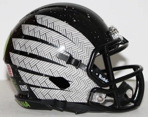 2020 Oregon Ducks Custom Riddell Mini Helmet vs UCLA Ohana Cover