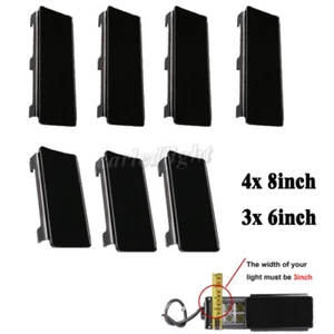 50" Inch Snap on Black Cover 6" + 8" For LED Light Bar JEEP OFFROAD TRUCKS - Picture 1 of 10