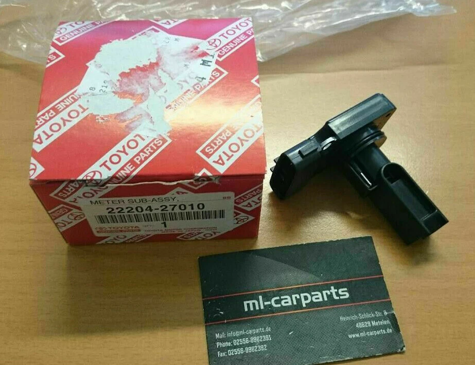 GENUINE Mass Air Flow Sensor for Toyota Avensis Corolla Previa RAV4 2.0 D-4D 85KW - Image 1 of 1