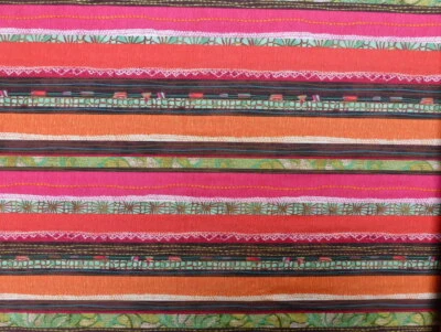 Love Lives Here Stripe Cotton Fabric (112cm per metre) - image 1 of 3