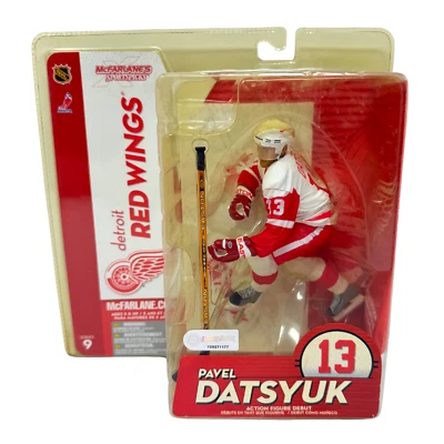 Figura McFarlane NHL Pavel Datsyuk Detroit Red Wings (Blanco) Jersey Serie 9 Foto 1 de 4