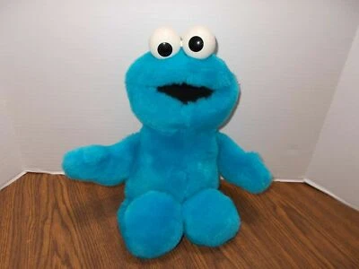 Peluche Tickle Me Cookie Monster 1997 Tyco Talking Sesame Street - Gran forma Foto 1 de 4