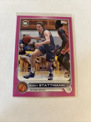 2022-23 Topps NBL National Basketball League - Kody Stattmann #20 Fuchsia /75... - Image 1 of 2