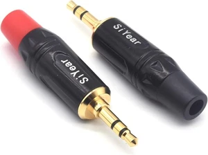 SiYear 3-polig 3,5 mm Stereo Kopfhörer Klinke Stecker Reparatur Ersatz 2er-Pack  - Bild 1 von 5