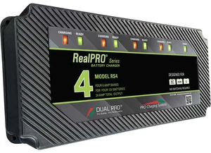 PRO Charging Systems RS4 12 Volt/6 Amp Four Bank Waterproof Battery Charger - Picture 1 of 3