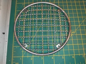 6" Vintage Motorcycle Headlight Guard Cover Scrambler F02N18628 - Picture 1 of 3