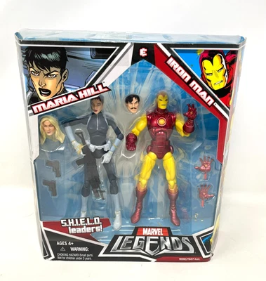 Marvel Legends Maria Hill Iron Man ESCUDO Líderes Paquete de 2 Tony Stark Vengadores Foto 1 de 4