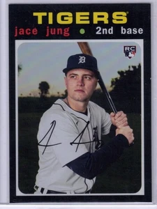 Topps Heritage 2025 cromo Jace Jung 25 aniversario radiocontrol lámina negra - Imagen 1 de 1