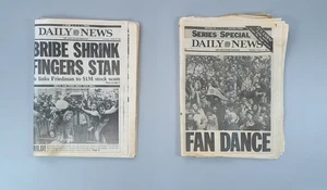 New York Daily News Lot: Oct 29 1986, New York Mets Fan Dance & Bribe Shrink - Picture 1 of 8