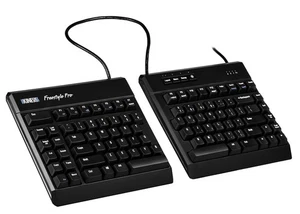 USB-A Freestyle Pro Quiet Ergonomic Split Mechanical Keyboard (Cherry MX Sile... - Picture 1 of 9