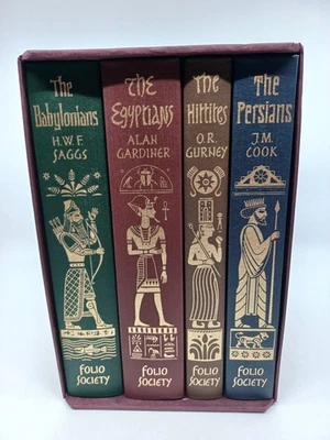 Empires of the Ancient Near East Folio Society 4 Volume Set w/Slipcase READ - Image 1 of 4