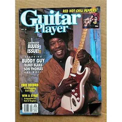 BUDDY GUY GUITAR PLAYER MAGAZINE APRIL 1990 - BUDDY GUY COVER WITH FEATURE INSID - Image 1 of 2