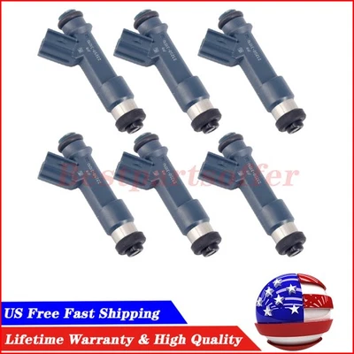 6 PCS Fuel Injectors For 2005-2015 Toyota Tacoma 4.0L V6 23250-31010 23250-0P030 Foto 1 de 4
