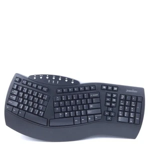 NO DONGLE!!! Perixx Periboard 612 Wireless Ergonomic Keyboard, Dual Band - Picture 1 of 4