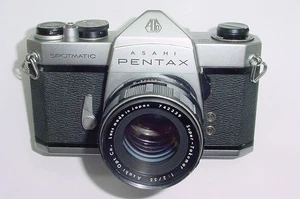 Cámara manual Pentax Spotmatic SP 35 mm película SLR + lente Super Takumar 55 mm F/2 - Imagen 1 de 5