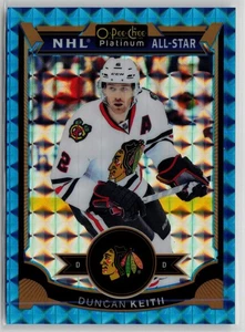 Duncan Keith #/75 - 2015-16 O-Pee-Chee Platinum Blue Cubes #124 Chicago - Imagen 1 de 2