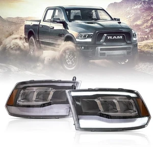 For 09-18 Dodge Ram 1500 2500 3500 LED Projector Headlights w/Switchback Dynamic - Bild 1 von 12