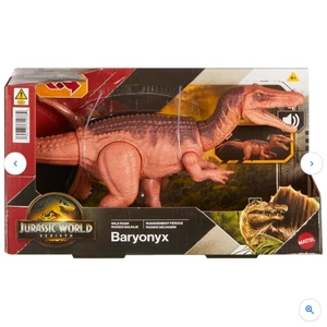 Jurassic World Rebirth Wild Roar Dinosaur Action Figure Baryonyx - Picture 1 of 24