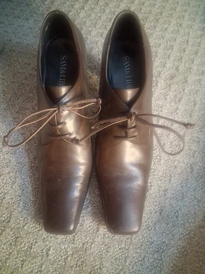 Sam & Libby Women's COLLETA  Leather Heeled  Oxford Size 10 - Image 1 of 4