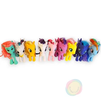 Lot 9 My Little Pony G4 & G5 Figures Mane 6 Celestia Nightmare Moon Jazz Hooves - Image 1 of 4