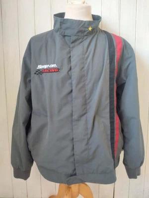 Snap On Racing Tools Soft Shell Jacket Size XL (Grey/Black/Red) UK - Image 1 of 4