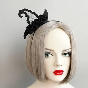 Cosplay Headband Halloween Headband Spider Witch Hat Hairband Men - Picture 1 of 18