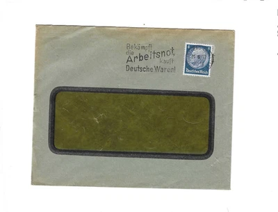 GERMANY 1933 Cover sent from Stuttgart-Bad Cannstatt - Slogan Cancel - Image 1 of 2